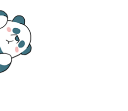 Gums panda sticker #7149364