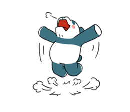 Gums panda sticker #7149372