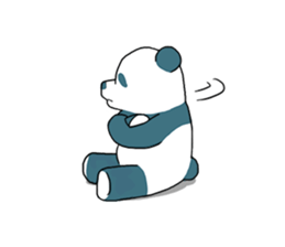 Gums panda sticker #7149392