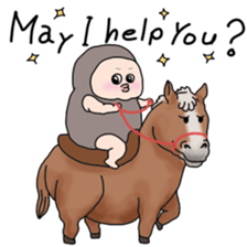 Plump plump! Mamdan-kun sticker #7149505