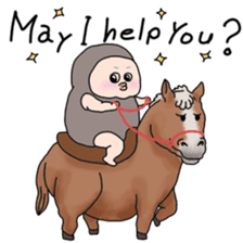 Plump plump! Mamdan-kun sticker #7149505