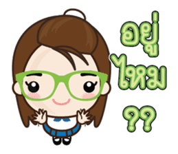 Colorful School Girls sticker #7149562