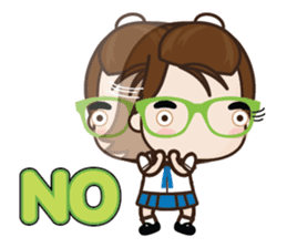 Colorful School Girls sticker #7149566