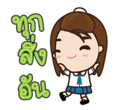 Colorful School Girls sticker #7149574