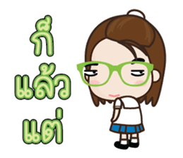 Colorful School Girls sticker #7149586