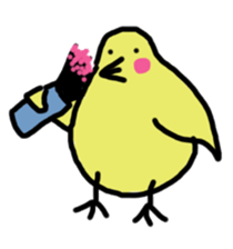 Chick party sticker #7149880