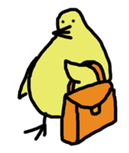 Chick party sticker #7149885