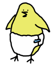 Chick party sticker #7149892