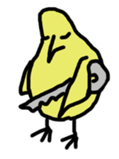 Chick party sticker #7149904