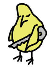 Chick party sticker #7149904