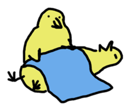 Chick party sticker #7149905