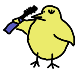 Chick party sticker #7149906