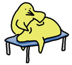 Chick party sticker #7149907