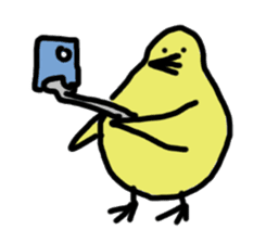 Chick party sticker #7149910