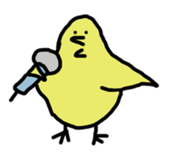 Chick party sticker #7149912