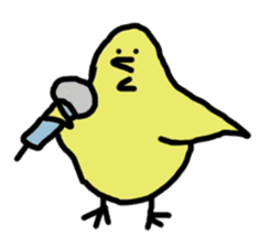 Chick party sticker #7149912