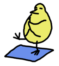 Chick party sticker #7149919