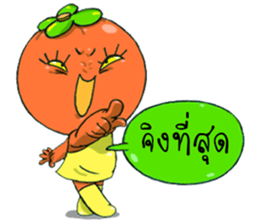 Crazy Persimmon x 2: Thai version sticker #7149964