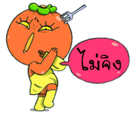 Crazy Persimmon x 2: Thai version sticker #7149965