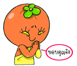 Crazy Persimmon x 2: Thai version sticker #7149970