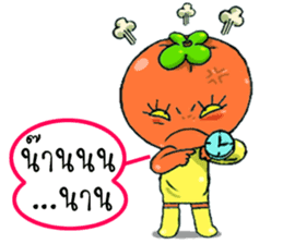 Crazy Persimmon x 2: Thai version sticker #7149974