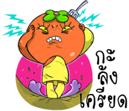 Crazy Persimmon x 2: Thai version sticker #7149979