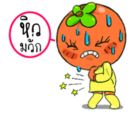 Crazy Persimmon x 2: Thai version sticker #7149980