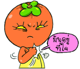 Crazy Persimmon x 2: Thai version sticker #7149982
