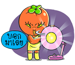 Crazy Persimmon x 2: Thai version sticker #7149983