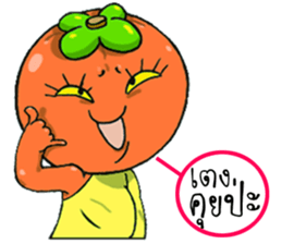 Crazy Persimmon x 2: Thai version sticker #7149985