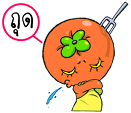 Crazy Persimmon x 2: Thai version sticker #7149986