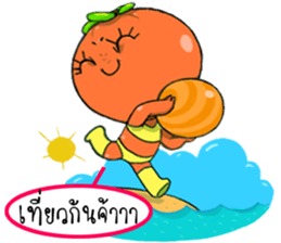Crazy Persimmon x 2: Thai version sticker #7149987
