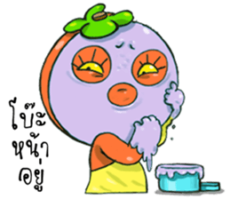 Crazy Persimmon x 2: Thai version sticker #7149988