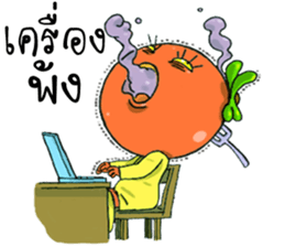 Crazy Persimmon x 2: Thai version sticker #7149993