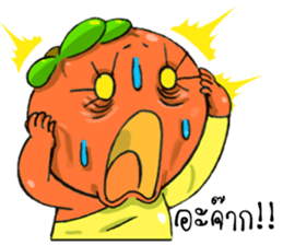 Crazy Persimmon x 2: Thai version sticker #7149995
