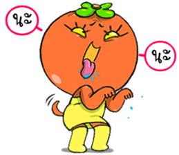Crazy Persimmon x 2: Thai version sticker #7149997