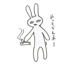 pet peeve rabbit sticker #7150242