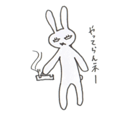 pet peeve rabbit sticker #7150242