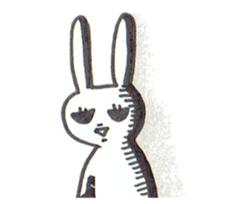 pet peeve rabbit sticker #7150250