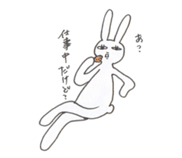 pet peeve rabbit sticker #7150269