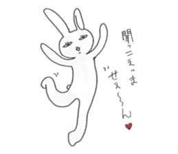 pet peeve rabbit sticker #7150278
