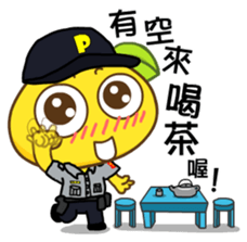 Gama-Police! sticker #7150753