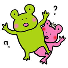 Mr.Frogman & Princess Frogliena sticker #7150806