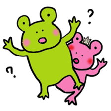 Mr.Frogman & Princess Frogliena sticker #7150806