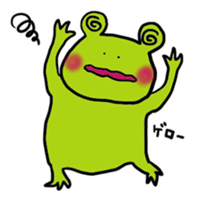 Mr.Frogman & Princess Frogliena sticker #7150826