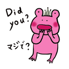 Mr.Frogman & Princess Frogliena sticker #7150829