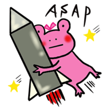 Mr.Frogman & Princess Frogliena sticker #7150836