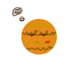 cute!solar system sticker #7150972
