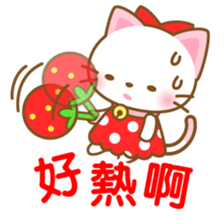 White&pink colored Cat5-Taiwan- sticker #7151065