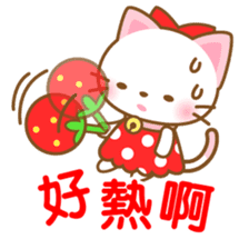 White&pink colored Cat5-Taiwan- sticker #7151065